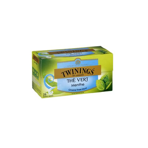 Thé Vert Twinings Thé Vert à La Menthe Le Nouveau Consommateur