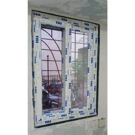 10 Mm Veka Kitchen UPVC Glass Sliding Window 4 5x4 5 Feet At Rs 340 Sq