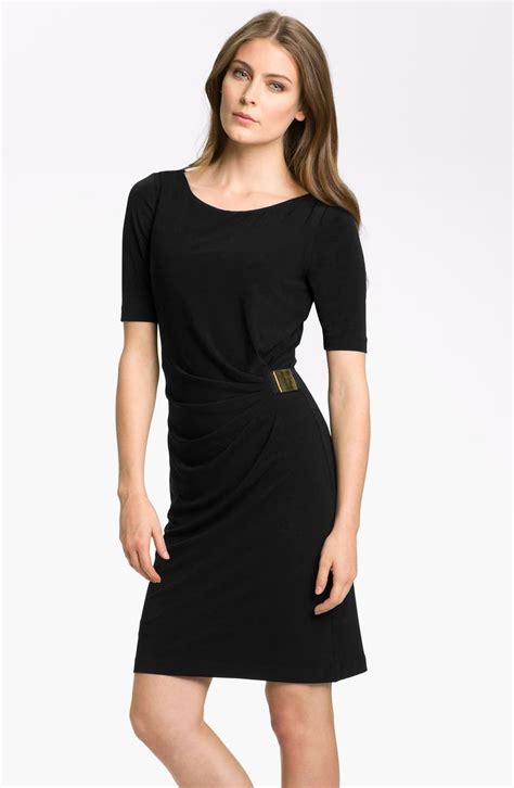 Tahari By Arthur S Levine Kevin Jersey Sheath Dress Regular