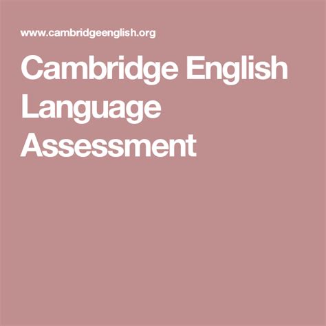 Cambridge English Language Assessment Idioma Inglês Aprender Inglês Inglês