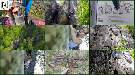 Climbing In Frankenjura At Dreistaffelfels Klettern Im Frankenjura