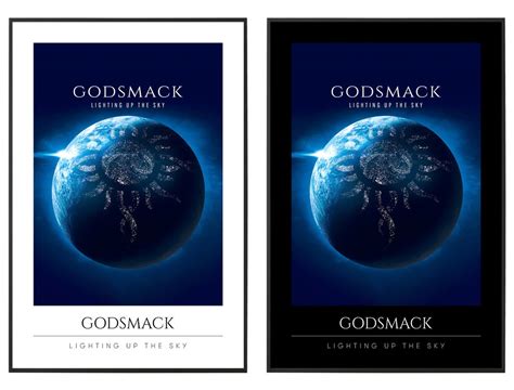 Godsmack Poster Lighting up the Sky Godsmack Print Post - Etsy