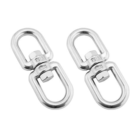 2 Pieces 304 Marine Grade Stainless Steel Chain Anchor Swivel Jaw