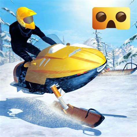 Snowmobile Simulator : VR Game for Google Cardboard • Game Solver