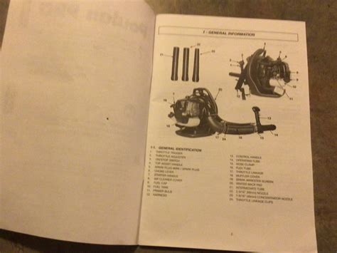 Poulan Pro Backpack Blower Ppbp30 Instruction Owners Manual Ebay