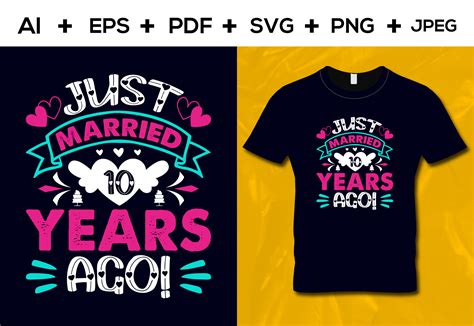 Just Married Wedding T Shirt Design Graphic By Aroy00225 · Creative Fabrica