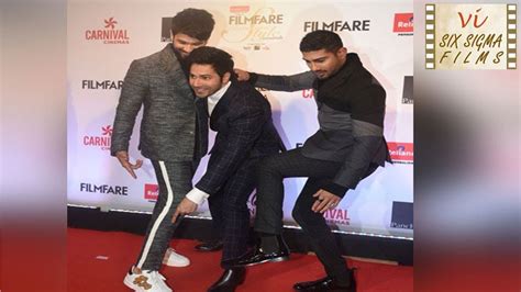 Varun Dhawan And Shahid Kapoor Make Fun Of Each Other Publicly Six Sigma Films Youtube