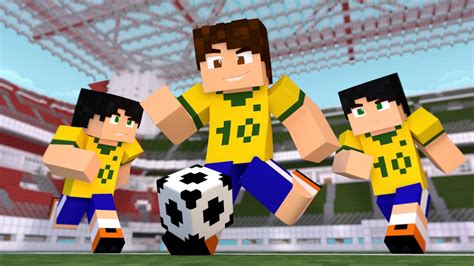 Futebol No Minecraft Dinotube Fr