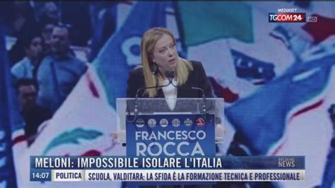 Breaking News Delle Meloni Impossibile Isolare L Italia