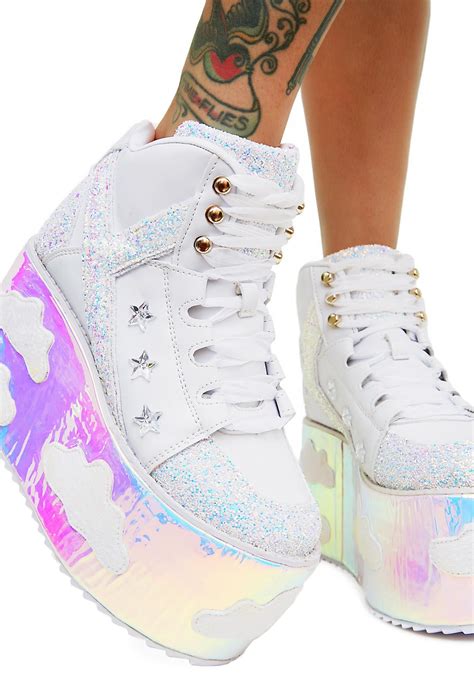 Y R U Iridescent Qozmo Sky Platforms Got Ya Shinin Like A Diamond