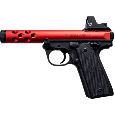 Ruger Mk Iv 2245 Red 22 44 Red Dot Pistol One Stop Firearms