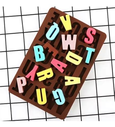 Molde Silicon Abecedario Chocolate De Letras May Sculas En Venta En