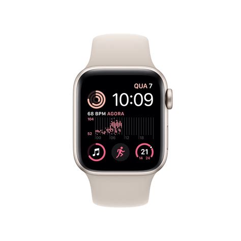 Apple Watch Se 40mm Gps Celular Caixa Estelar De Aluminio Pulseira