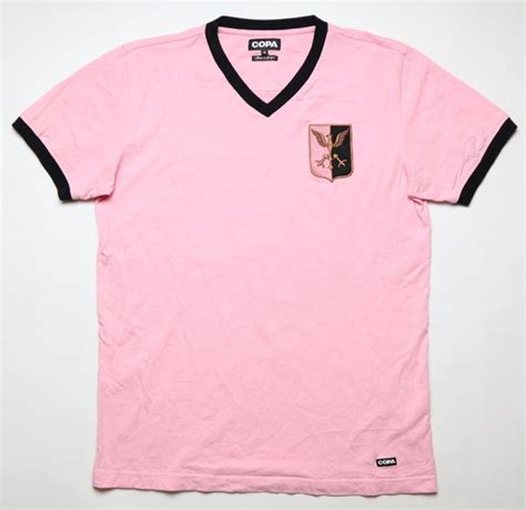 Palermo 1970s 70s Home Retro Replica Football Shirt S Gem