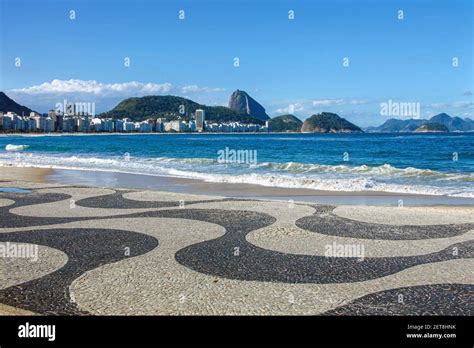 Playa de Copacabana en Río de Janeiro Brasil La playa de Copacabana