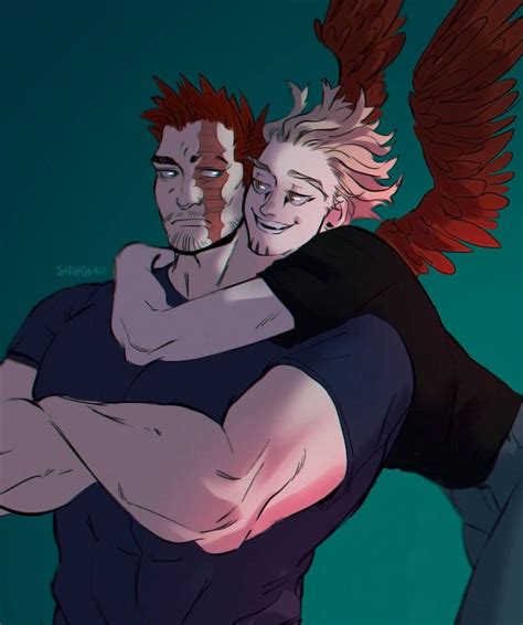 Hawks X Endeavor By Oviser On Deviantart Anime Cupples My Hero Academia Manga Hawk