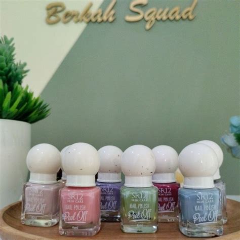 Jual Kutek Halal Peel Off Nail Polish SR12 Kutek Kuku Halal Kutek Kuku