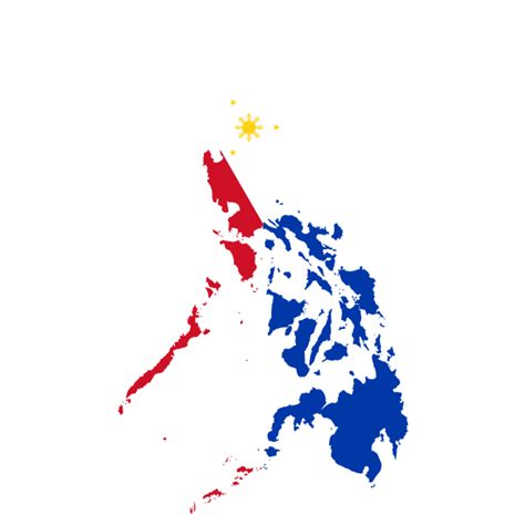 Philippines Map Flag Free Svg