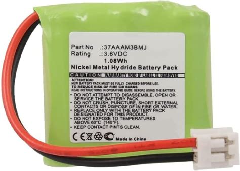 Empire CPB 403D Nickel Cadmium 400mAh 3 6V Batterie Rechargeable