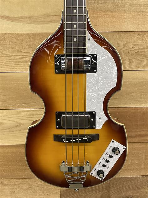 Rogue Vb100 Violin Bass Vintage Sunburst Reverb