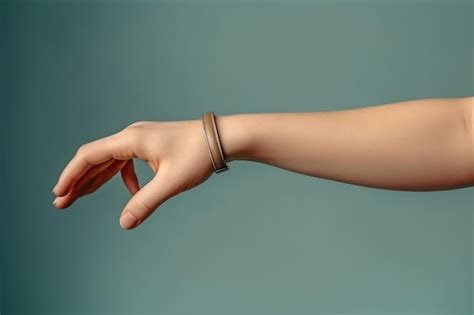 Una Mano Con Un Brazalete Y La Mu Eca A Punto De Caerse Foto Premium