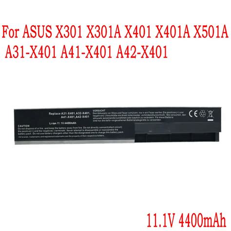 High Quality A32 X401 Laptop Battery For Asus X301 X301a X401 X401a