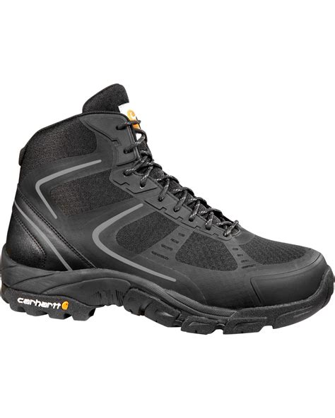 Carhartt Men's Black Lightweight Work Hiker Boots - Steel Toe | Boot Barn