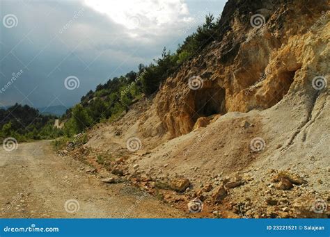 Entrance To A Gold Mine, Romania Stock Image - Image: 23221521