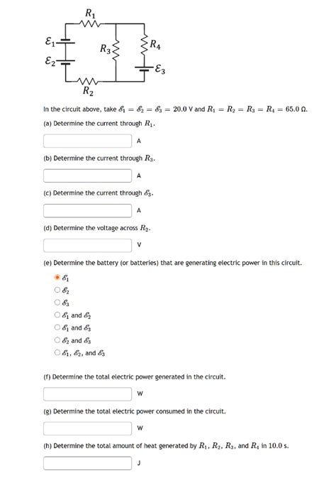 SOLVED R4 R3 23 83 Rz In The Circuit Above Take 8 8 20 0 V And