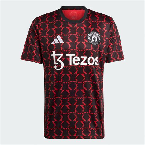 Adidas Manchester United Pre Match Men S Football Jersey Red It