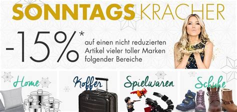 Karstadt Sonntags Kracher Mit 15 Rabatt Auf Einen Nicht Reduzierten