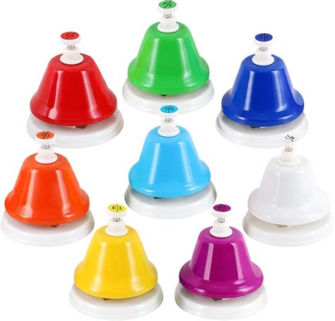 Amazon Eastrock Desk Bells Hand Bells Set Note Diatonic Musical