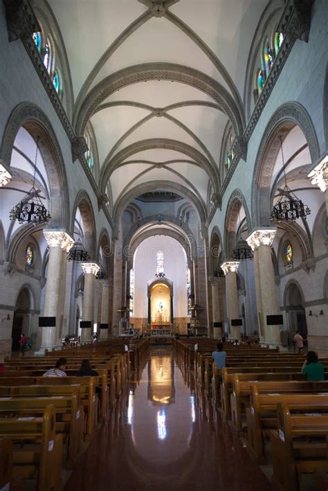 The Manila Cathedral Manila S Walled City Of Intramuros Editorial