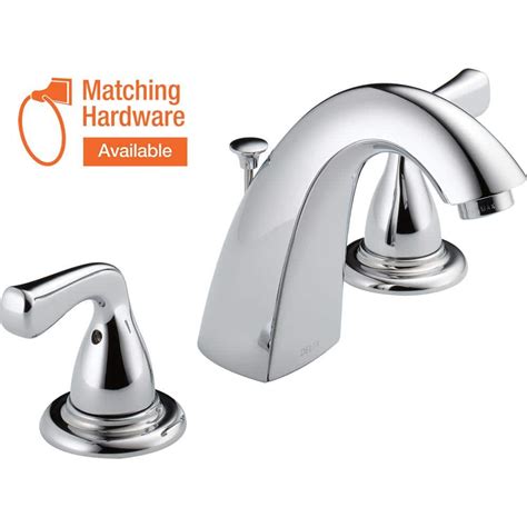 Delta Foundations 8 In Widespread 2 Handle Bathroom Faucet In Chrome B3511lf Ppu Eco The Home