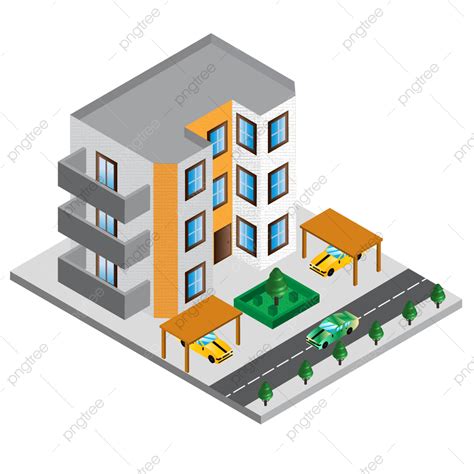 Isometric Buildings Clipart Vector Building Isometric Design Building Isometric Design