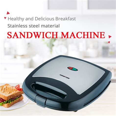 Vhsi Luxury Stainless Steel Triangle Sandwich Machine Toaster