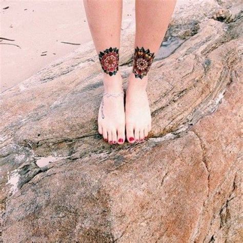 80 Beautiful Ankle Tattoo Design And Ideas For Women Ecstasycoffee