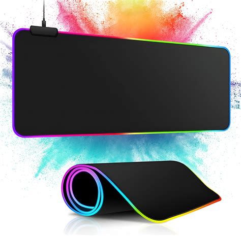 Gim Rgb Gaming Mauspad W Qi Mousepad Led X X Mm