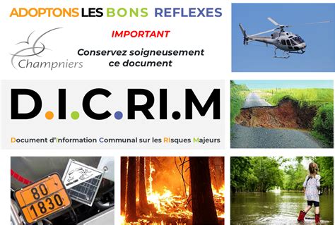 Document Dinformation Communal Sur Les Risques Majeurs Dicrim