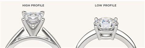 High Setting Vs Low Setting Engagement Rings 12fifteen Diamonds Low Profile Engagement Rings