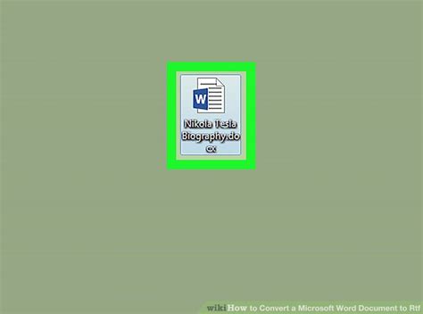 convert  microsoft word document  rtf  steps