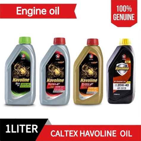 Caltex Havoline Formula SAE 10W30 EZY 4T SAE 20W40 Super 4T SAE 20W40