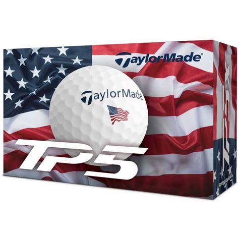 TaylorMade TP5 USA Flag Golf Balls 6 Pack - Carl's Golfland