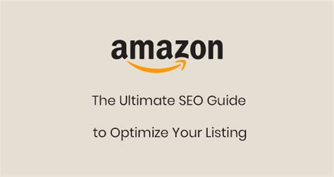 The Ultimate Amazon SEO Strategy Amazon SEO Guide For 2022