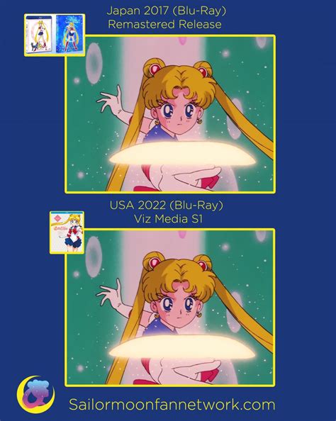 Viz Media Sailor Moon 2022 Blu Ray Release Season 1