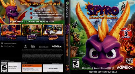 Spyro Reignited Trilogy Xbox One Cover By Psycosid09 On Deviantart