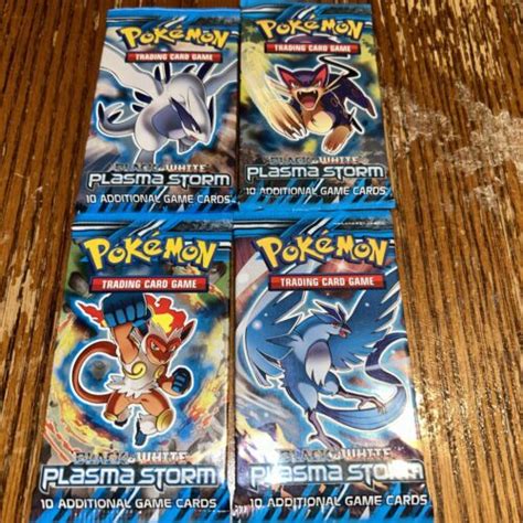 Pokémon TCG Black White Plasma Storm Sealed Booster Pack Art Set