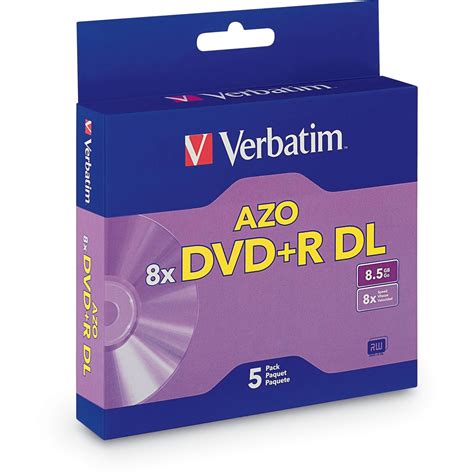 Verbatim Dvd R Dl Gb X With Branded Surface Pk Jewel Case Box