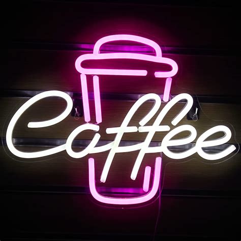 ineonlife Kaffee Leuchtreklame Neonlicht LED Wort Neonschild für