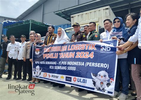 Logistik Pemilu Di Kota Semarang Mulai Didistribusikan Ke Tiap